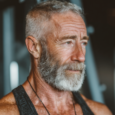 Grup de seniori zâmbind după o sesiune de exerciții